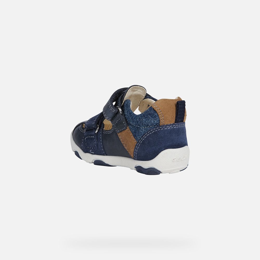 Geox Sandals Navy Balù Boy - Geox Baby Shoes - QNWMYV614